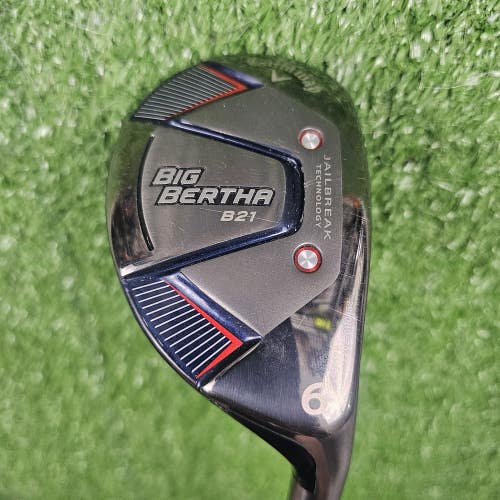 Callaway Big Bertha B21 6 Hybrid 27 RCH 65g A Flex Senior Graphite 39" RH