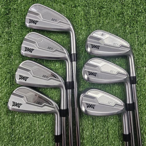 PXG 0211 DualCor Iron Set 4-PW Elevate 95g VSS Stiff Flex Steel RH +0.5"