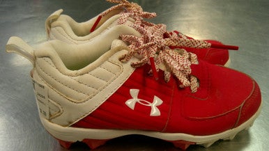 Used Under Armour BASEBALL BB/SB Cleats White Youth 13.0 11868-S000065948