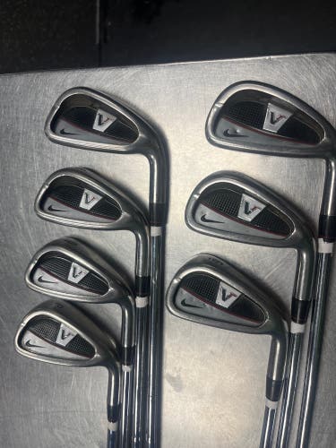 Men's Nike VR Right Handed Iron Set Stiff Flex Steel Shaft (Used)