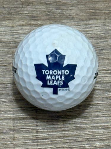 One (1) Toronto Maple Leafs Bridgestone Golf Ball