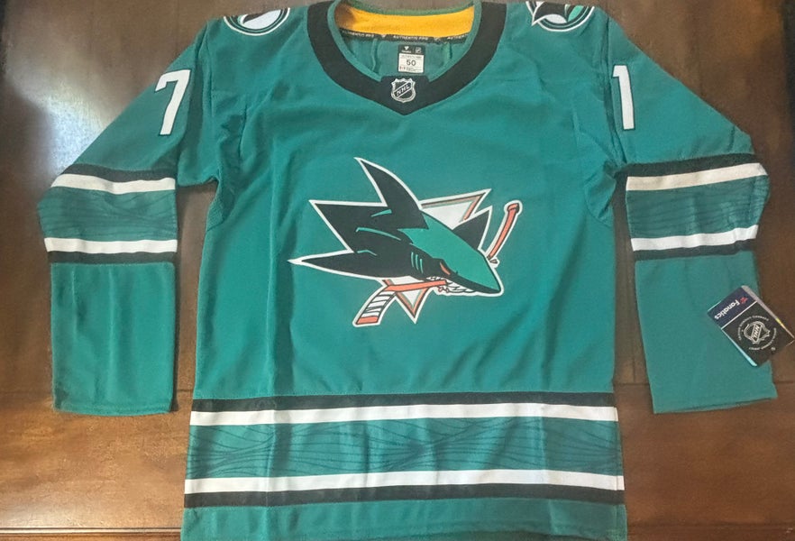 San Jose Sharks Macklin Celebrini Adult Medium (50) Black #71 NWT