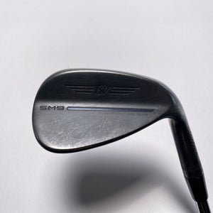 Titleist Vokey SM9 Jet Black Gap Wedge GW 50* 12 Bounce F-Grind Wedge Mens RH