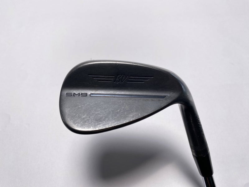 Titleist Vokey SM9 Jet Black Gap Wedge GW 50* 12 Bounce F-Grind Wedge Mens RH