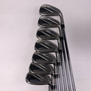 TaylorMade Stealth Iron Set 5-PW+GW KBS Max MT 85g Stiff Steel Mens RH