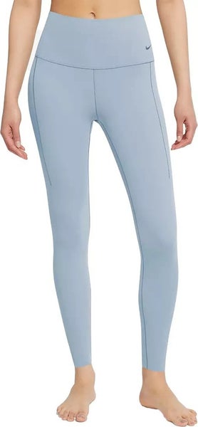 Nike Zenvy High Waist 7/8 Yoga Leggings - Women's M $100 DQ6015 441 Blue NWT