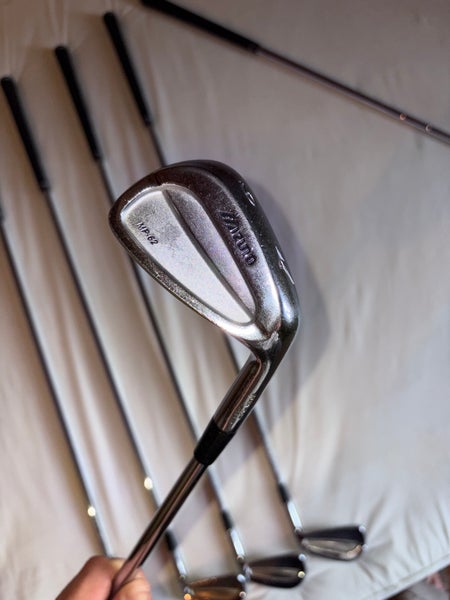 Men's Mizuno MP 62 Right Handed Iron Set - Stiff Shaft - 6 Clubs (4iron-9iron) Steel Shaft (Used)