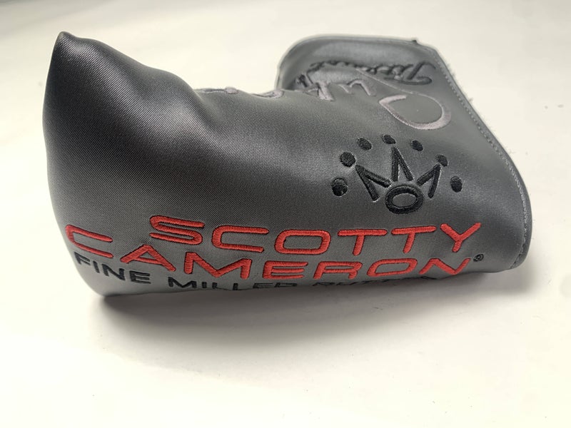 Titleist Scotty Cameron Super Select Mid-Mallet Putter Headcover Grey Red HC NEW