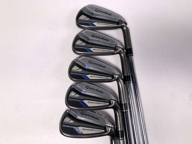 TaylorMade Speedblade Iron Set 5-9 Matrix 65g Regular Graphite Mens RH