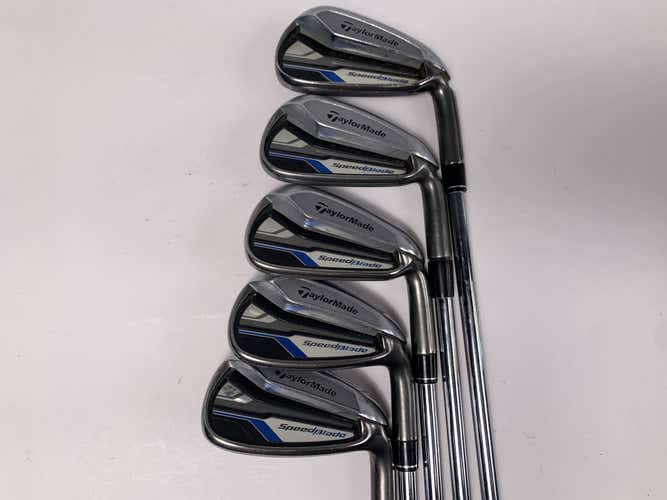 TaylorMade Speedblade Iron Set 5-9 SpeedBlade Stiff Steel Mens RH