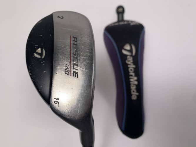 TaylorMade Rescue Mid 2 Hybrid 18* Aldila NV Hybrid 85g Stiff Mens RH HC