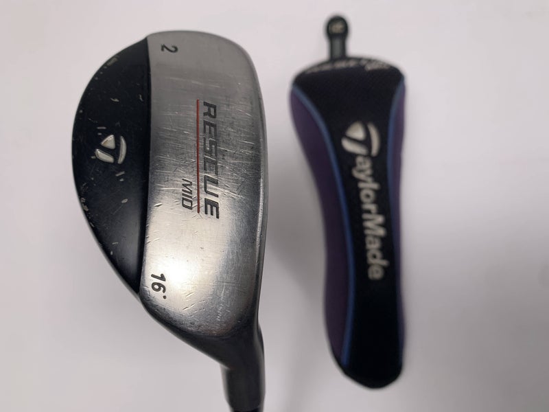 TaylorMade Rescue Mid 2 Hybrid 18* Aldila NV Hybrid 85g Stiff Mens RH HC
