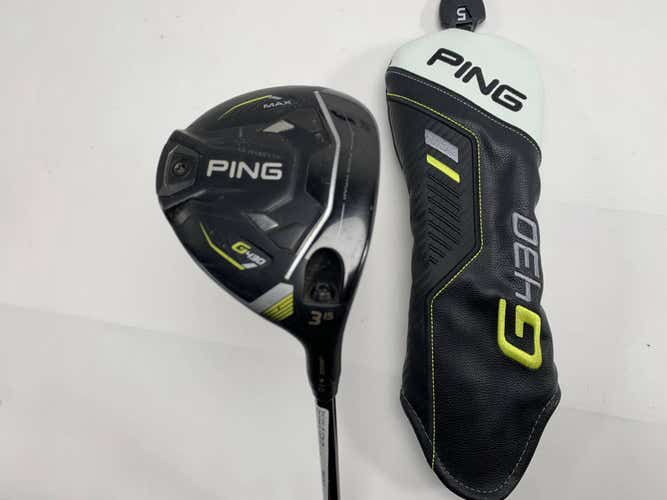 Ping G430 Max 3 Fairway Wood 15* Tour 2.0 Black 65g Stiff Graphite Mens RH HC