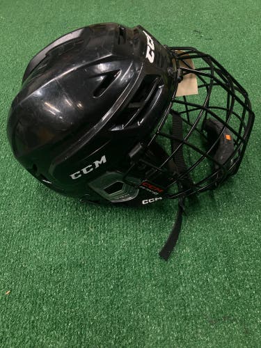 Black Medium CCM Tacks 710 Helmet (Used)