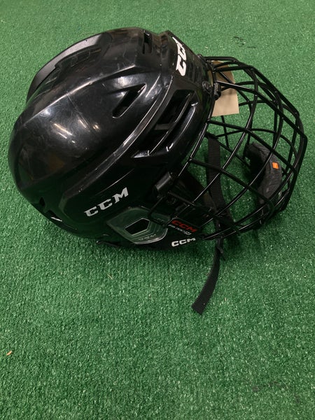 Black Medium CCM Tacks 710 Helmet (Used)