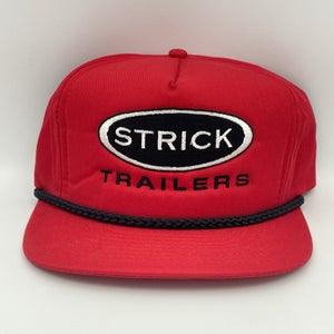 Vintage Strick Trailers Snapback Trucker Hat Cap Rare  Indiana