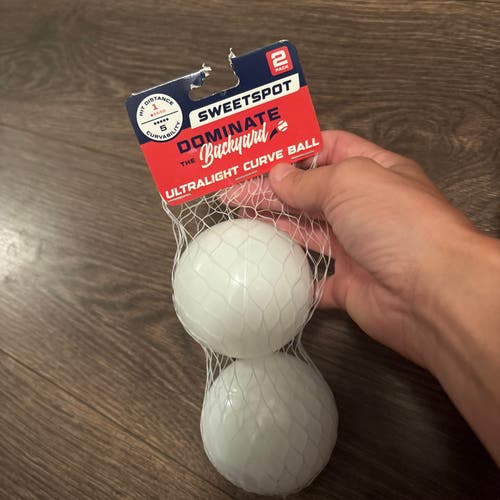 New 2 Pack Sweet spot Dominate The Backyard Ultralight Curve Ball