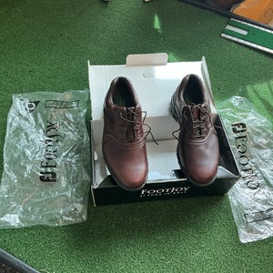 Footjoy Mens Contour Series Golf Shoes Size 7.5 M White/Black 54175 New In Box