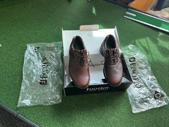 Footjoy Mens Contour Series Golf Shoes Size 7.5 M White/Black 54175 New In Box