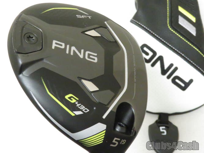 PING G430 SFT Fairway 19  5 Wood Alta CB 65 Black Stiff Flex +Cover .. MINT