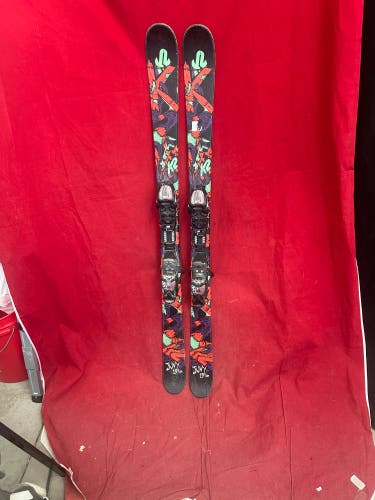 K2 Juvy 139cm all mountain twin tip ski, binding Marker 7.0, range: 218-311