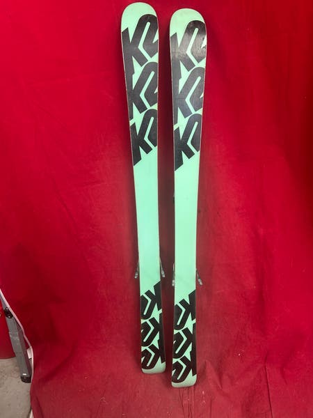 http galacticsnowsports.com k2-juvy-twin-tip-skis-with-marker-m700-bindings.html K2 Juvy 139cm all mountain twin tip ski, binding Marker 7.0, range: 218-311  | SidelineSwap