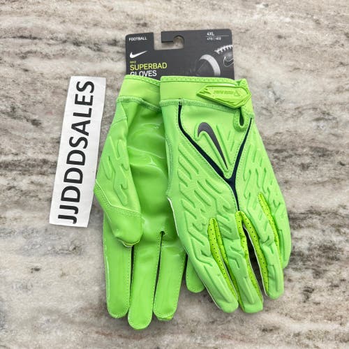 Nike Superbad 6.0 Football Gloves Padded Seattle Seahawks DX4520-301 Men Sz 4XL

New With Tags-