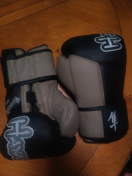 Hayabusa fighwear tan / black boxing gloves 12ounce