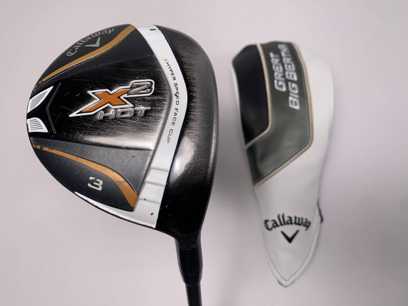 Callaway X2 Hot 3 Fairway Wood 15* Aldila Tour ATX 60g Stiff Graphite Mens RH HC