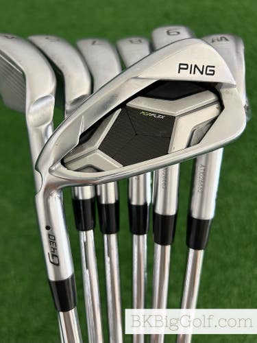 LH Ping G430 Iron Set 4-W / Ping AWT 2.0 Regular