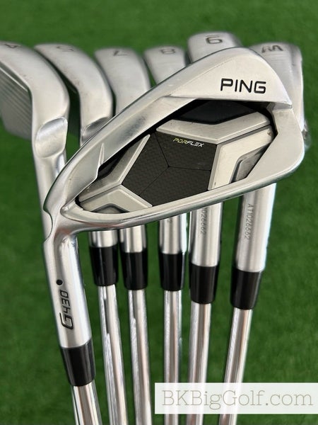 LH Ping G430 Iron Set 4-W / Ping AWT 2.0 Regular
