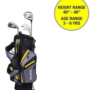 Tour Edge HL-J Junior 3-Piece Golf Set Ages 3-6 LEFT Hand LH Graphite
