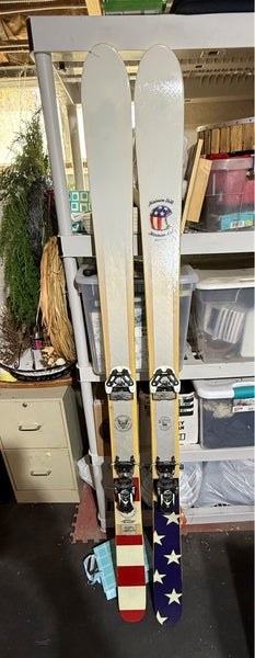 J Skis Masterblaster 187 cm All Mountain Skis With Bindings Max Din 16 (Used)