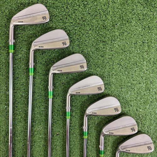 Sub 70 699 Iron Set 4-PW KBS Tour 120 Steel Stiff Flex Left Handed +1 Long