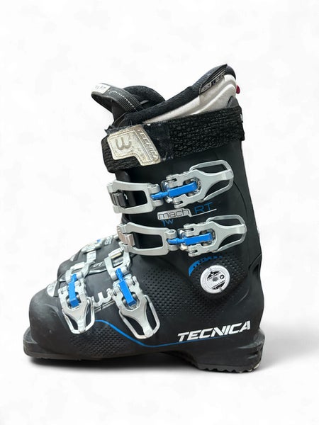 WOMEN'S TECNICA MACH 1W RT SKI BOOTS (BLACK) *GREAT HEELS & TOES*