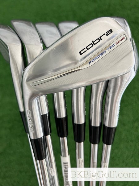 LH Cobra King Forged Tec 23 One Length Iron Set 5-G / KBS $-Taper Lite Stiff