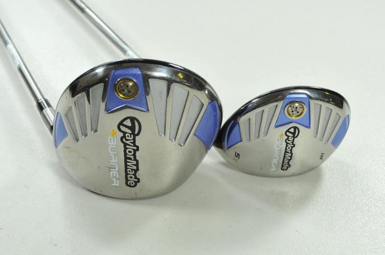 TaylorMade Burner 2009 Ladies 10.5* Driver and 5-18* Fairway Wood Set RH #203708