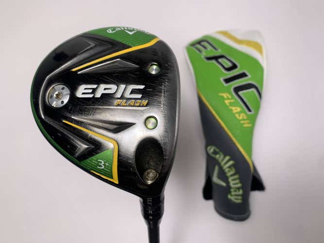 Callaway EPIC Flash 3+ Fairway Wood 13.5* HZRDUS Smoke 6.5 80g Extra Stiff RH HC