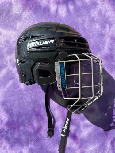 Black Medium Bauer IMS 5.0 Helmet (Used)