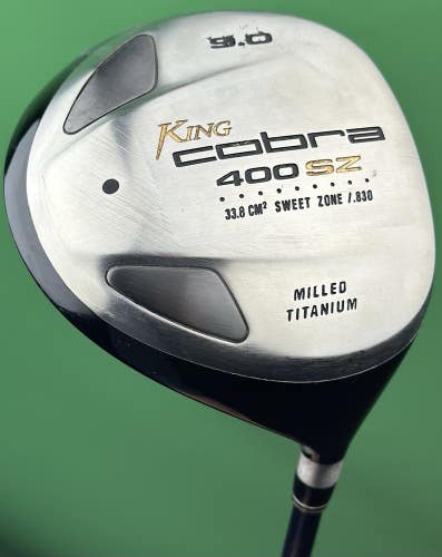 King Cobra 400 SZ Milled Titanium Driver 9* Aldila HM Tour 60 Stiff Flex RH