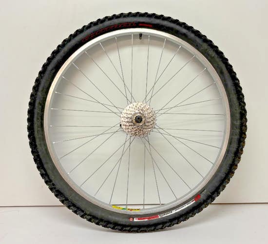Vintage Mavic M 400 8-Speed Aluminum 26" Mtn Bike Wheelset Deore LX Hub +Tires
