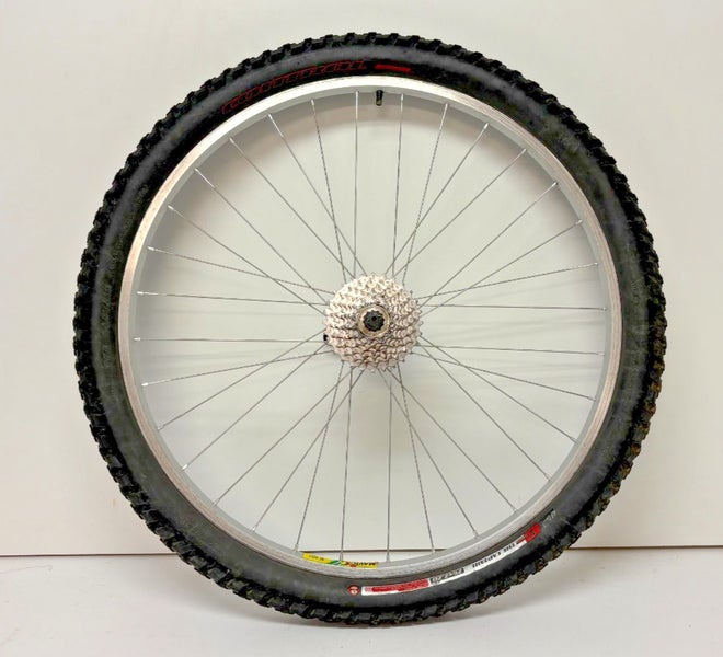 Vintage Mavic M 400 8-Speed Aluminum 26" Mtn Bike Wheelset Deore LX Hub +Tires