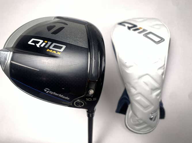 TaylorMade Qi10 MAX Driver 10.5* Diamana T+ 60g Regular Graphite Mens RH HC