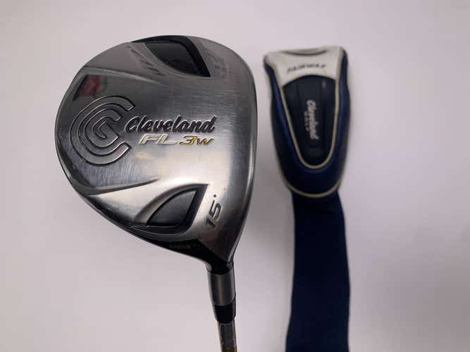Cleveland Launcher FL 3 Fairway Wood 15* C.Kua 43S Flex 8722 Stiff RH HC