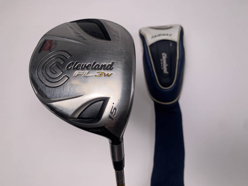 Cleveland Launcher FL 3 Fairway Wood 15* C.Kua 43S Flex 8722 Stiff RH HC