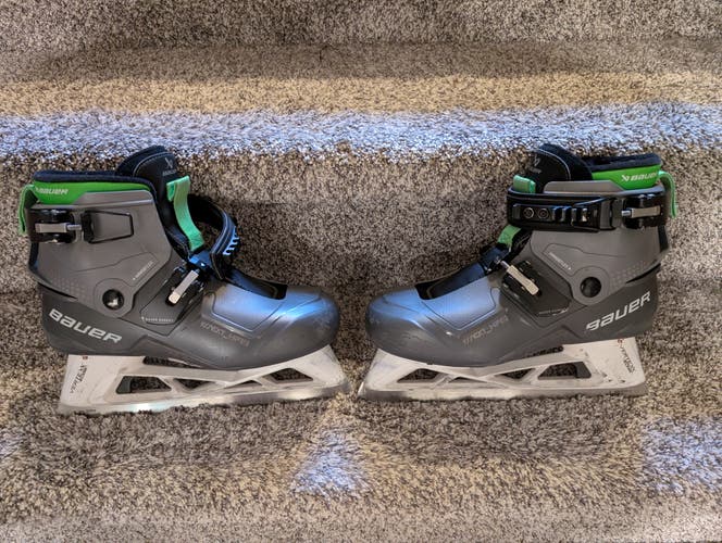 Bauer Konekt HF2 Hockey Goalie Skates [ Size 6-6.5 - Upgraded buckle! ]
