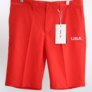 J Lindeberg Team USA Golf Men's SZ 30 Eloy Shorts $125 NWT