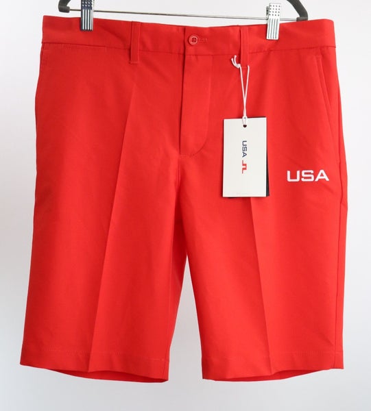 J Lindeberg Team USA Golf Men's SZ 30 Eloy Shorts $125 NWT