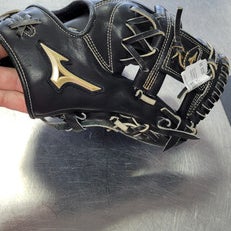 Used Mizuno GLOBAL ELITE GGE52VAXBK BB/SB Glove RH Throw Black 11 3/4" 11497-S000152743