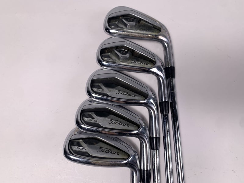 Titleist T300 Iron Set 6-PW True Temper AMT Red R300 Regular Steel Mens RH